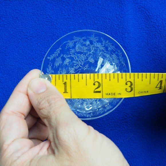 Vintage Fostoria Chintz Oyster/Fruit Cocktail - Picture 14 of 14